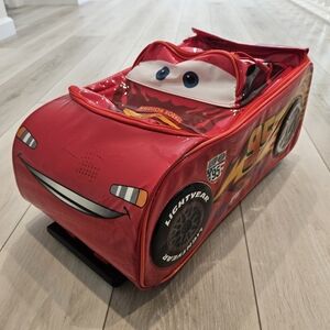 Disney Lightning Mcqueen Luggage, carry on for kids.